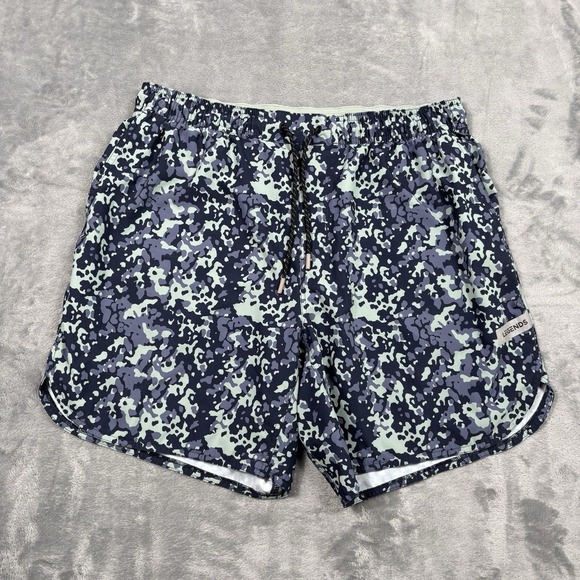 Legends Other - Legends Luka Shorts Men's XL Camo Blue 7" Inseam Stretch Gym Train Unlined
